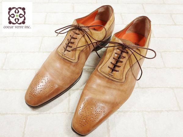 âç¾å ãµã³ãã¼ã santoni ã¡ããªãªã³ ã³ã³ãã¬ã¶ã¼ã·ã¥ã¼ãº MZ1559 24000